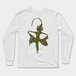 Art Nouveau Asparagus Hat Long Sleeve T-Shirt